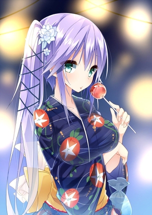 【割烹着】きもの・袴・着物・和服画像＠虹【襷】