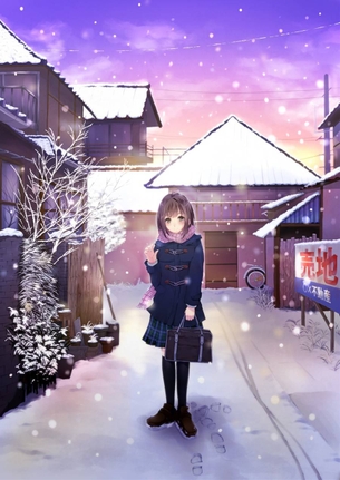 【画像】冬って女の子の可愛さ倍増するよね【二次】