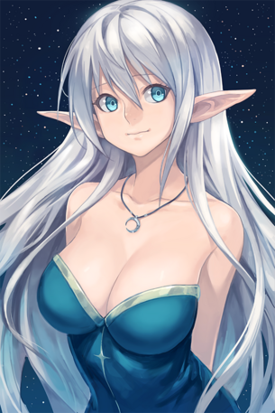 【二次】白髪・銀髪【画像】 その1