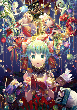 初音ミク・GUMI クリスマスな画像・壁紙 10枚 （ボーカロイド VOCALOID 画像 壁紙 07）