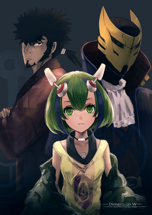 DimensionW 画像 壁紙 01 【10枚】 ※ 百合崎ミラ マブチ・キョーマ ルーザー