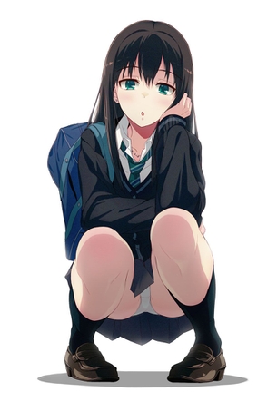 【めくり】パンチラ二次画像でハァハァスレ【座り】 その3