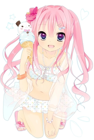 ピンク髪のキャラの画像ください！！！！