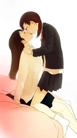 【二次】キスしてる百合画像ください！！！！