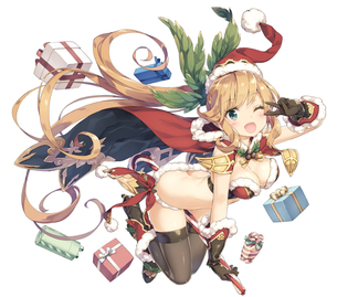 グランブルーファンタジー 画像 壁紙 06 【10枚】 ※ クラリス（クリスマスVer.）