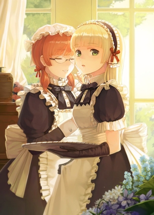 【二次】こんな感じのかわいいメイドさんの画像ください！！