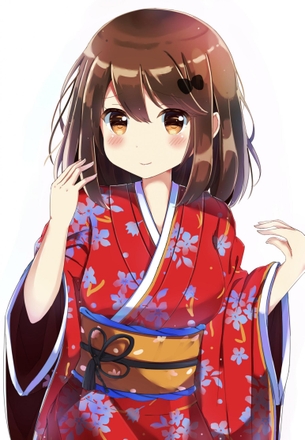 着物姿の美しい2次画像放出してく