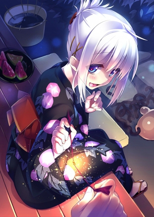 【二次元】白髪娘の画像ください！