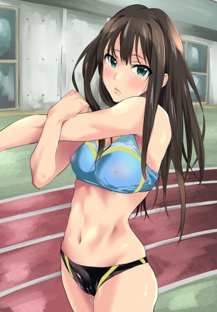 スポーツビキニ（陸上ユニフォームなど）の二次元美少女画像貼る