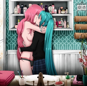 【二次】女の子同士がキスしてる画像