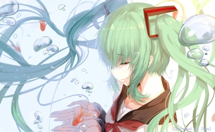 ボーカロイド VOCALOID 画像 壁紙 08 【10枚】 ※ 初音ミク 冬の夜ミク 雪ミク GUMI 鏡音リン・レン