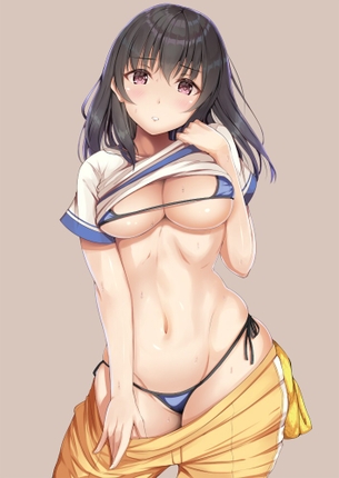 【2次】下乳がエッチな女の子のエロ画像その7