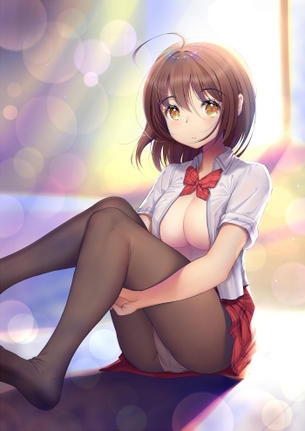 目の前にこんなおっぱいがあったら無意識に触っちゃうんだろうな・・・という見事な美乳の女の子のエロ画像はいかが？