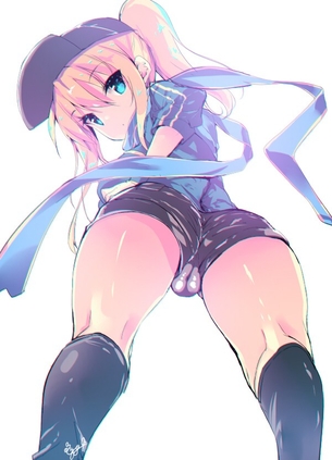 【2次】下から覗いてるローアングル視点のエロ画像その8