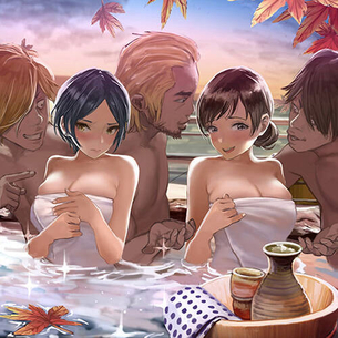 【デレマス】 新田美波と速水奏が露天風呂でチャラ男に酒を飲まされて…