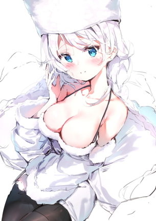 【非エロ・微エロ】神秘的な青い瞳をした美少女二次画像