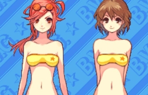 ガラケー『ビーチバレーガールしずく』がスイッチで発売！エロい女の子たちのビーチバレー