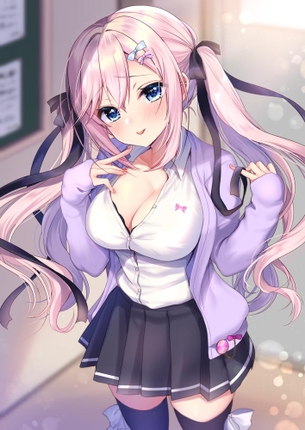 【2次】ニーソックスを着けた女の子のエロ画像その5