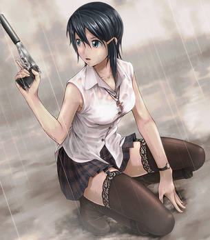 濡れ濡れ、透け透けな美少女のエロ画像 vol.9