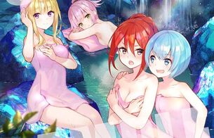 アニメ『八男って、それはないでしょう！』BD予約特典で女の子たちのエロいバスタオル姿