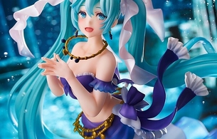 『初音ミク』えっちなおっぱいのマーメイド風のエロい衣装のエロプライズフィギュア！