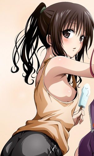 【二次】ちょっとボーイッシュで活動的な女の子の“ノーブラタンクトップ”エロ画像