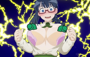 アニメ『土下座で頼んでみた』4話で眼鏡文学少女に土下座したらおっぱいが見えちゃうシーン