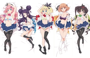 『おちこぼれフルーツタルト』エロい女の子たちの服がはだけて下着丸見えエロ抱きまくら！