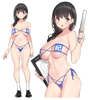 【2次】下乳がエッチな女の子のエロ画像その17