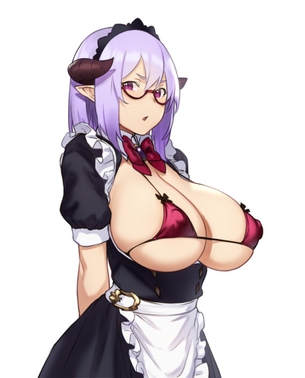 ま、メイドさんだったらこの程度のえっちなご奉仕は朝飯前だよねwwっていう二次元エロ画像