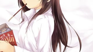 裸シャツの二次フェチ画像。