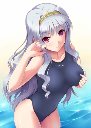 【競泳水着】着てるだけでエッチなボディーラインが出ちゃう競泳水着の美少女画像くれ その15