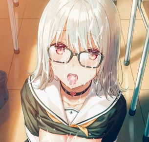 【2次】ザーメンぶっかけられて白濁まみれになってる女の子のエロ画像その15