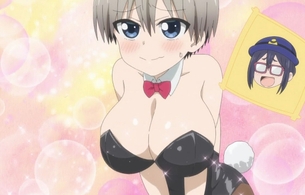 アニメ『宇崎ちゃんは遊びたい！』11話でエロいおっぱいが溢れそうなエロバニー姿など！