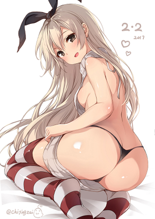 【二次】その後の兵器擬人化ゲームの魁となった“艦これ 島風”のエロ画像まとめ