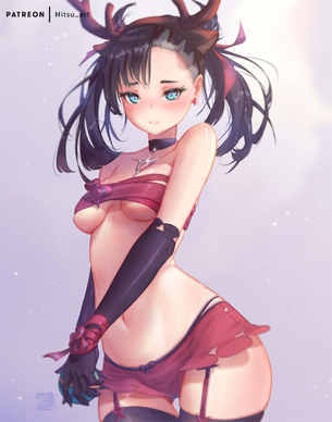 【2次】ガーターベルトを着用した女の子のエロ画像その18