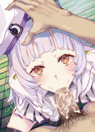 【二次エロ】ねっとりチンポをしゃぶって快楽責めしているフェラチオ画像