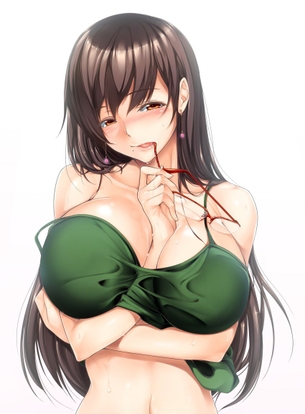 【2次】柔らかそうな唇の女の子のエロ画像その12