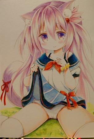 たくし上げ・・・それはスカートめくりをしなくてもおぱんつを拝むことができる究極のエロスw