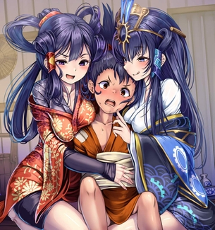 「で？どっち」美少女二人にギュッと挟まれて獲り愛されちゃう♡