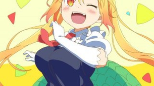 メイドの可愛い二次元画像。