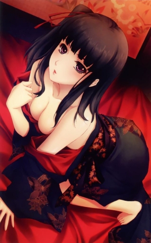 【二次】脱がせるは楽しいけど着付けは無理ゲーな“着物美女”とのエロ画像