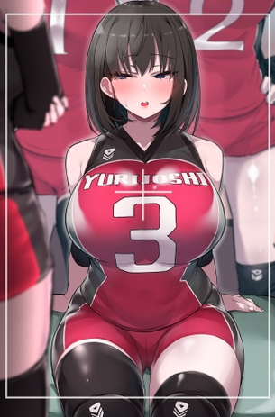 高身長でむちっとしたエロぃカラダつきしてる…？ バレーボール部の女子たち♪