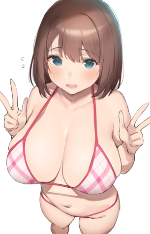 【二次】オタク受けの良さそうなショートボブ女子のエロ画像 Part2