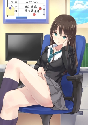 【二次】カモシカの如く美しい脚線美を見せる“美脚美少女”の太ももエロ画像