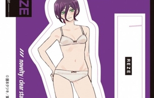 漫画『チェンソーマン』9巻の特典に女の子のエロい下着姿の着せ替えクリアスタンド！