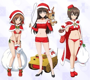 【朗報】ガルパンのソシャゲ、エロすぎるクリスマスガチャを開催してしまう