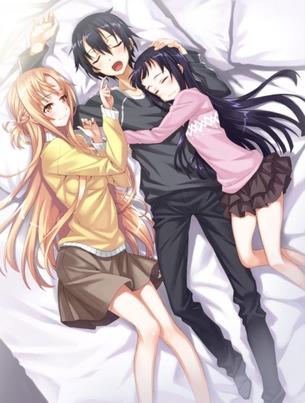 ハーレム画像で今夜もイチャラブ妄想！「やっ♥ダメェ♥そこぉ♥そこいじめないでぇ♥」