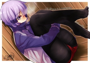 【2次】紫髪の可愛い女の子の二次エロ画像その9