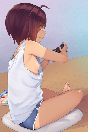 【二次】最近は街からも普段の家着としても姿を消してしまった感のある“キャミソール女子”のエロ画像